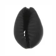 15 to 20mm - Dyed Cauri shell Black x1