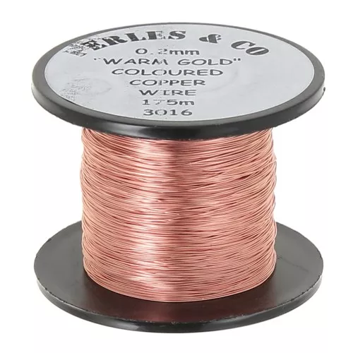 Copper wire 0.20mm Copper tone x 175m