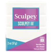 Sculpey III Polyclay 57 gr White (n°001)|raw }}