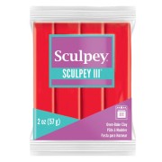 Sculpey III Polyclay 57 gr Red hot red (n°583)