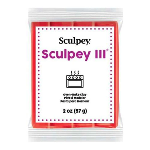 Sculpey III Polyclay 57 gr Red hot red (n°583)