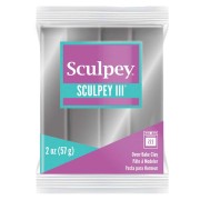 Sculpey III Polyclay 57 gr Silver (n°1130)