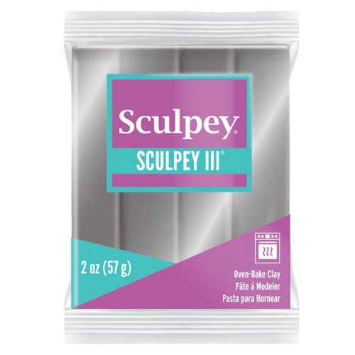 Sculpey III Polyclay 57 gr Silver (n°1130)