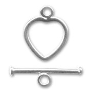 Toggle clasp 15mm rhodié x1|raw }}