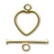 Toggle clasp 15mm fine Gold plated x1