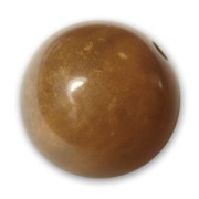 Polaris round bead mosso 14mm Brown x1