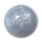 Polaris round bead mosso 14mm Blue/Grey x1