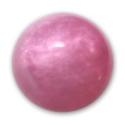 Polaris round bead mosso 14mm Rose x1|raw }}