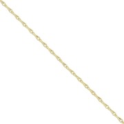 1.4mm barleycorn chain - Gold Plated 3 microns x50 cm