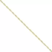 1.4mm barleycorn chain - Gold Plated 3 microns x50 cm
