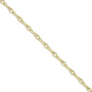 1.4mm barleycorn chain - Gold Plated 3 microns x50 cm