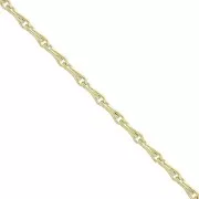 1.4mm barleycorn chain - Gold Plated 3 microns x50 cm