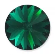 Cabochon - Cabochon PureCrystal 1122 Rivoli 14 mm Emerald x1 Cabochon PureCrystal 1122 Rivoli 14 mm Emerald x1