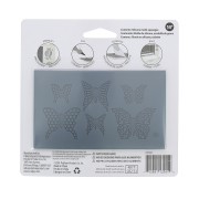 Oven-safe Sculpey silicon Mold - Geo Butterfly x1