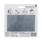 Oven-safe Sculpey silicon Mold - Geo Butterfly x1