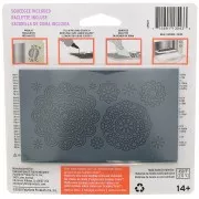 Oven-safe Sculpey silicon Mold - Mandala x1