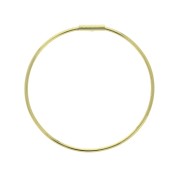 39mm Circle earstuds to decorate - fine Gold plated x2|raw }}