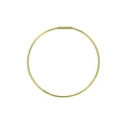 30mm Circle earstuds to decorate - fine Gold plated x2|raw }}