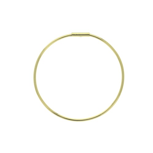 30mm Circle earstuds to decorate - fine Gold plated x2