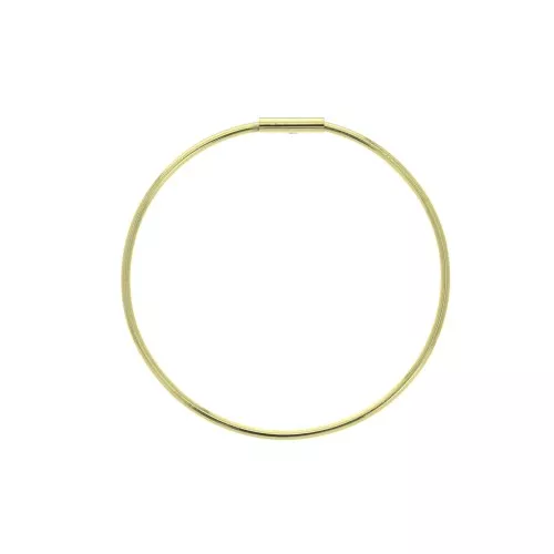 30mm Circle earstuds to decorate - fine Gold plated x2