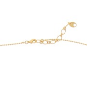 1.5mm Ball chain choker - fine Gold plated x 1