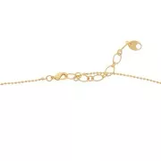 1.5mm Ball chain choker - fine Gold plated x 1