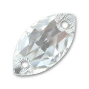 PureCrystal 3223 Sew-on Stone 12x6 mm Crystal|raw }}