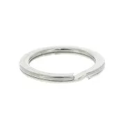 29mm Keychain to customize - Rhodium Tone x1