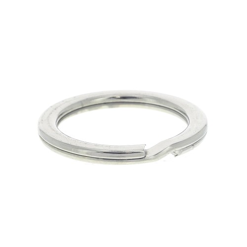 29mm Keychain to customize - Rhodium Tone x1