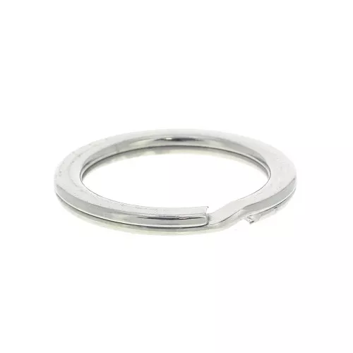 29mm Keychain to customize - Rhodium Tone x1