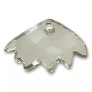 PureCrystal Zinnia Pendant 6902 16,5x25 mm Crystal Silver Shade x1