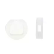 8x9 mm Silicone protection for clip earrings - Transparent x2