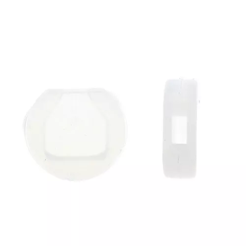 8x9 mm Silicone protection for clip earrings - Transparent x2