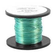 Copper wire 0.50mm Ice Blue x 25 m|raw }}