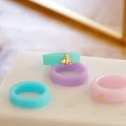 Silicone mold for wide resin rings - Size 56 x1