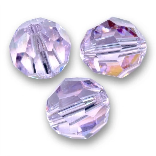 Round bead PureCrystal 5000 8 mm - Violet x1