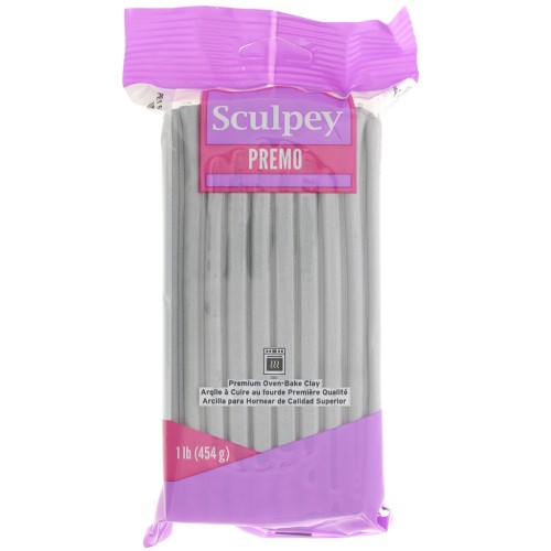 Premo Polyclay 454gr Silver (n°5129)