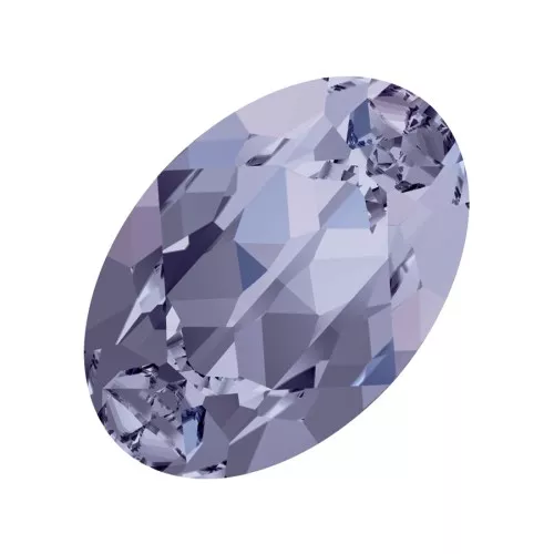 6x4mm PureCrystal 4120 Oval Fancy Stone - Provence Lavender x1