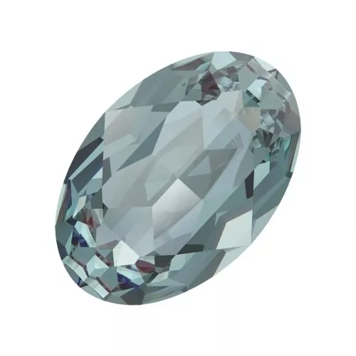 6x4mm PureCrystal 4120 Oval Fancy Stone - Aquamarine Ignite x1