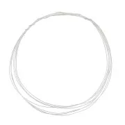 Semi-hard round wire 0.4 mm - annealed - 925 Sterling Silver x2m