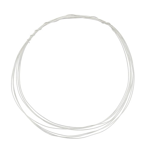 Semi-hard round wire 0.4 mm - annealed - 925 Sterling Silver x2m