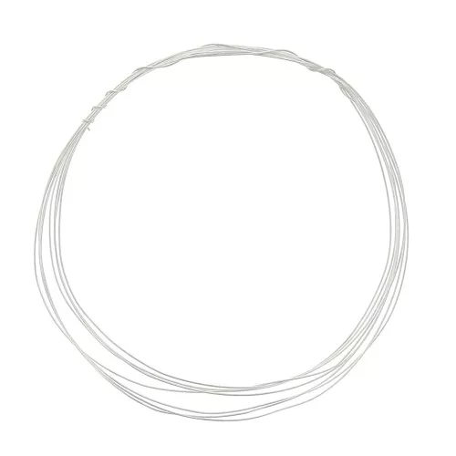 Semi-hard round wire 0.4 mm - annealed - 925 Sterling Silver x2m