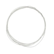 0.4mm Hard round wire - hardened - 925 Sterling Silver x 2m|raw }}