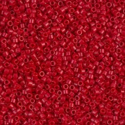 Miyuki Delica 11/0 DB0791 - Dyed Semi Mat Opaque Bright Red