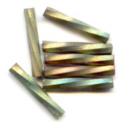 Bugles Twist Miyuki 12 mm TW2012-2035 - Metallic Khaki Iris Mat x10g|raw }}