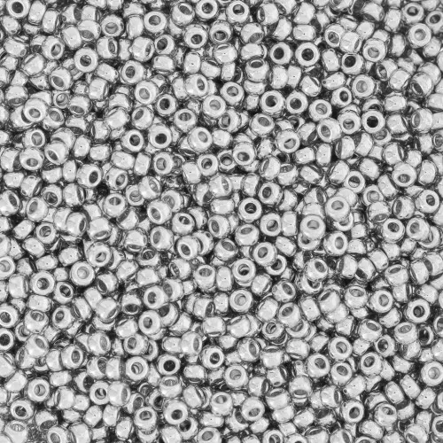 Miyuki Seed beads 15/0 961 - Bright Sterling Silver Plated x5g