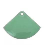 15x20mm Epoxy resin fan-shaped sequin - Mint x4