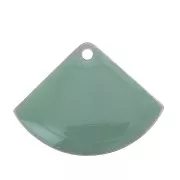 15x20mm Epoxy resin fan-shaped sequin - Water Green x4
