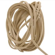Ultra Suede lace 3x1.3mm Sand x 2.8m