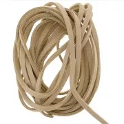 Ultra Suede lace 3x1.3mm Sand x 2.8m